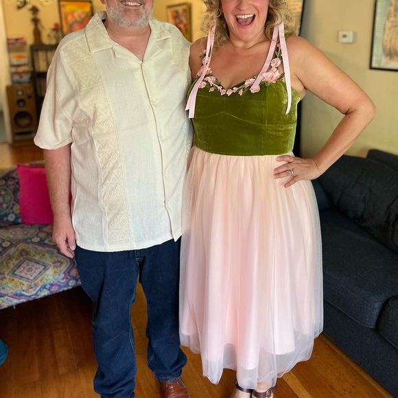 ModCloth “Velvet Floral” Dress - Picture 7 of 7